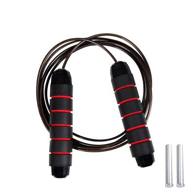 China Durable Adjustable Rope Length Foam Handle sports fitness Heavy Bearing custom Logo printing promotional jump rope for sale