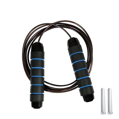 China Durable Source Factory Wholesale Adjustable Fitness Customized Logo Home Gym Fitness Jump Rope For Kids and Adults for sale