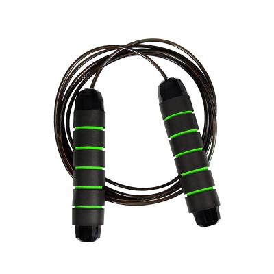 China Durable 2022 New Adjustable Foam Handle fitness custom accepted Logo heavy bearing promotional jump rope for sale