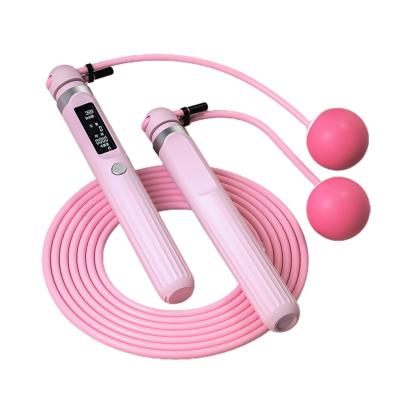 China PVC wholesale Smart digital counting electronic adjustable custom Logo printing workout skipping jump rope for sale