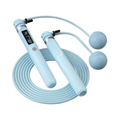 China PVC 2022 hot selling Smart digital counting adjustable Length custom Logo workout skipping jump rope for sale