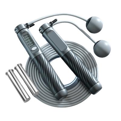 China Durable Wholesale Exercise Heavy  Weighted Digital Led Skipping Speed Smart Fitness Counting Jump Rope for sale