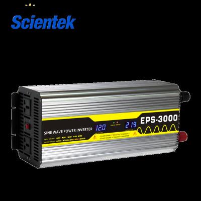 China Factory Supply Home DC to AC 3000W Pure Sine Wave Solar Power Inverter with Charger for sale