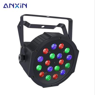 China LANDSCAPE Controllable Flat RGBW DJ Theater Garden 18pcs Indoor Stage Lights Led Par Stage Light for sale