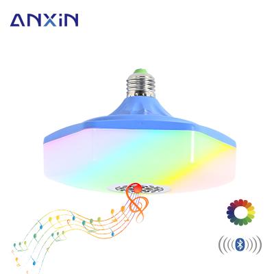 China Contemporary remote control E27 base led speaker blueteeth smart music bulb led with music remote bulb for sale