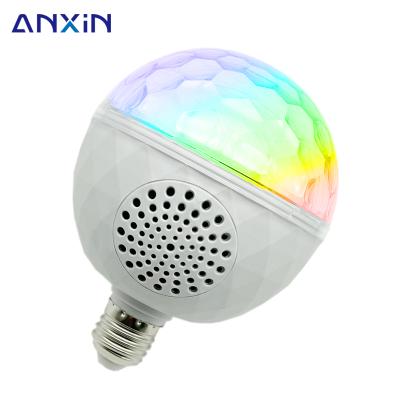 China Residential RGB Music Smart Play with Remote Wireless Bulb Music Light Speaker 6W LED lamp blueteeth bulb for sale