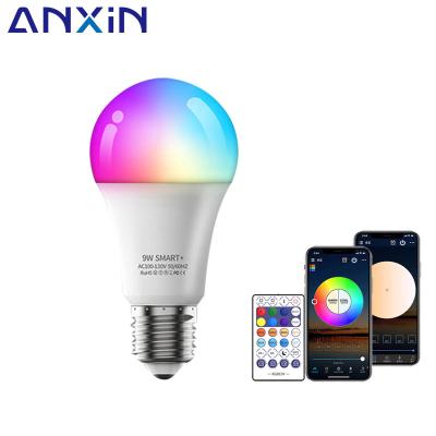 China Warehouse China Manufacturer High Quality Voice Control 9w Wifi Smart Light Bulb for sale