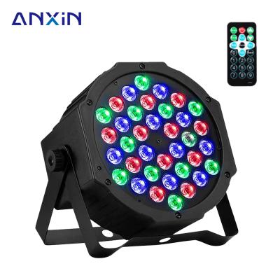 China Plastic Sound Activated LANDSCAPE 36w 36pcs LED RGB Dmx Control Par Cans Lights for sale