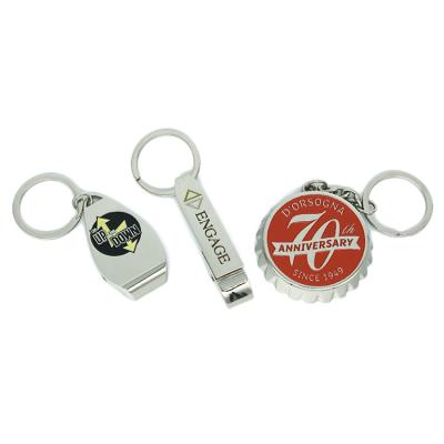 China USA Customized 3D Metal Bottle Opener Key Chain With Cheap Price And Fast Delivery for sale