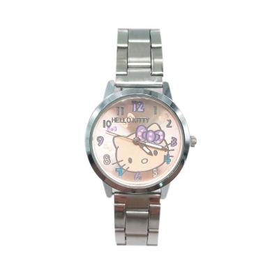 China Hello Kitty Watch Women Girls Kids Hello Kitty Watch Women Girls Kids Cartoon Watch Stainless Steel Quartz Wristwatch Clock Relogio Gift for sale