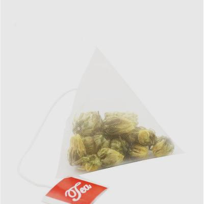 China Empty Tea Bag 5.8 x Wholesale Food Grade 7 Transparent Empty Tea Bag Nylon Mesh Tea Bag for sale