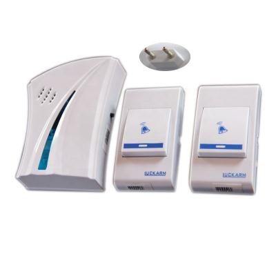 China Wholesale Price Portable 100 M Range Wireless Ring Door Bell 32 Melody up to 100m (open area) for sale