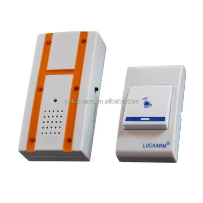 China Battery Operated Radio Door Bell 100M Easy Installation Up To 100m (Open Area) for sale