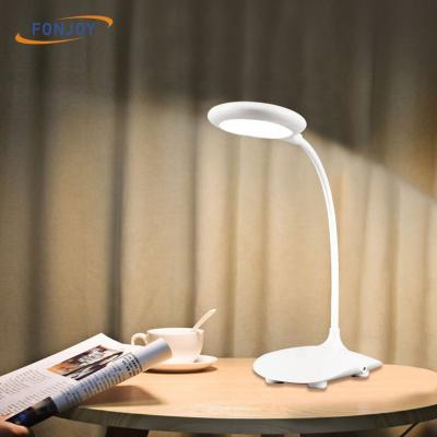 China Modern Rechargeable USB LED Reading Light, 3 Level Flexible Book Light Shine Anti-Glare Neck DIY Eye Protection Table Lamp for sale