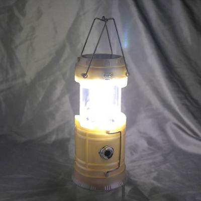 China Waterproof Camping Single White Lantern 2-in-1 LED Bead Folding Work Light for Outdoor, Hiking, Repair and Other Emergency for sale