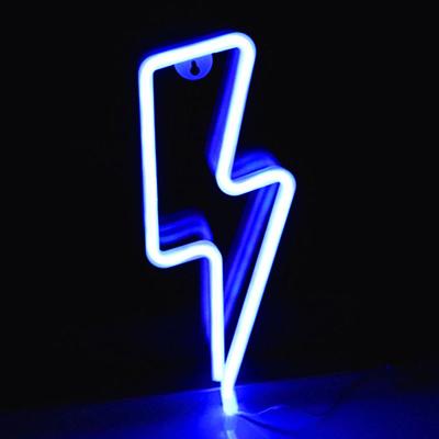 China Holiday Decoration DC5V USB Or Battery Operated Wall Mount LED Neon Light Sign With Hanger Hole For Party Home Decoration for sale