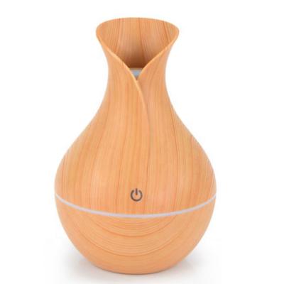 China 130ml Modern Vase Shape Grainy Aromatherapy Essential Oil Diffuser, Cool Mist Humidifier Waterless Automotive for Home, Office, Bedroom for sale