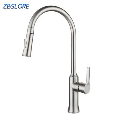 China EUROPEAN Customizable 2 Mode Stainless Steel Basin Sink Faucet With Flexible Hose for sale