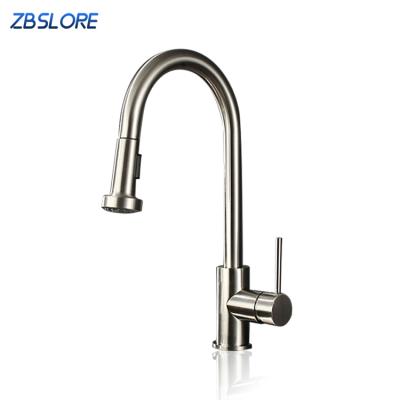 China Modern Top Pull Out Stainless Steel Sink Faucet Bar Sink Faucet Sprayer With Hose for sale