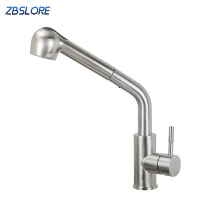 China Factory direct supply modern single handle high arch pull down faucet with sprayer for sale