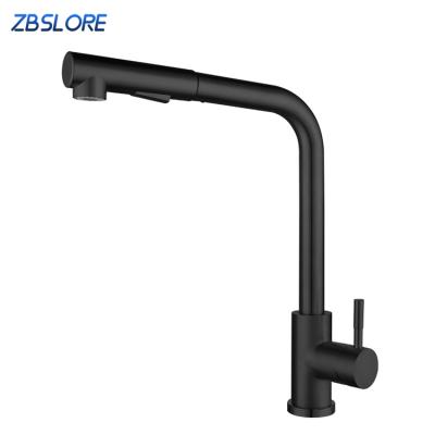 China Hot Sale Modern Matte Black Kitchen Faucet Hot And Cold 720 Degree Swivel Sink Faucet for sale