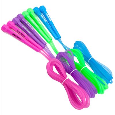 China Fitness Color PVC Plastic Jumping Grips For Adjustable Jump Grip Speed ​​Fitness Jump Rope for sale