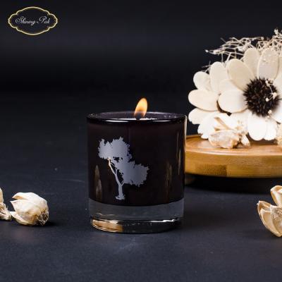 China Black Home Handmade SCENTED CANDLE Decoration D56*H54.6MM 193g Luxury Fragrance Candle For Home Decoration for sale