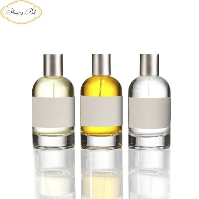 China OEM Personal Care 100ml Single Cylinder Perfume Bottle Glass Empty High Quality Transparent Perfume Bottle for sale