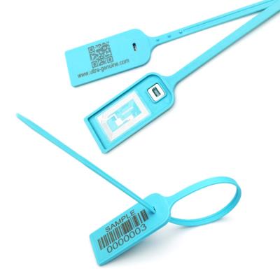 China PP NFC Plastic Seal Security RFID Tag One Time with Smartphone Control at 13.56 MHz for sale