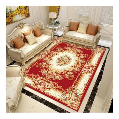 China European style luxuriously decorated European printed carpets with high quality large home carpets for sale