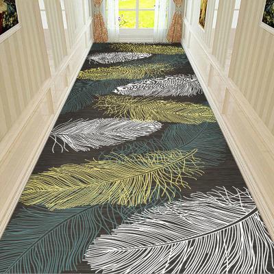 China Affordable Aisle Carpet Hallway Blanket J Factory Direct Sale Apartment Crystal Velvet Material Can Be Customized for sale