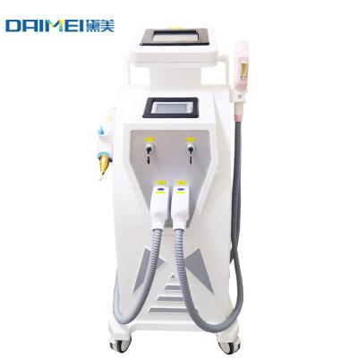 China Pigment Magneto To Removal 360 Single Shr IPL E-light ND Yag Laser RF ND Yag Pico Laser Tattoo Removal Machine for sale