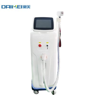 China Skin Tightening New Painless 808nm Diode Laser Hair Removal 808nm Wavelength Machine Air Cooling for sale