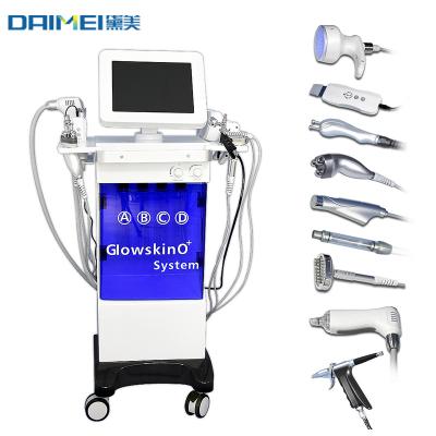 China Aqua H202 Bubble Exfoliators H2o2 Hidrafacial Small Jet Peel Oxygen Machine 11 in 1 Hydraulic Facial for sale