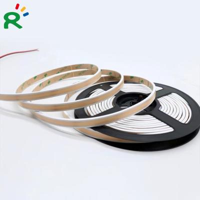 China Waterproof 480leds/m IP68 residential/landscape/hotel silicone color COB strip milky white 10W LED COB strip tube for sale