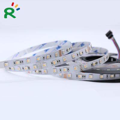 China Residential/Hotel/Landscape RGBW 5m 4 in 1chips 60LEDs/m LED Strips 19.2W LED Strip Light SMD5050 24V/12V Flexible Strip Lights for sale