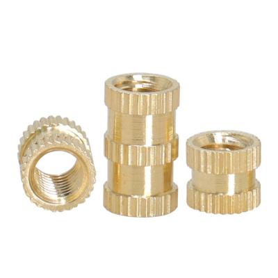 China Heavy industry factory wholesale high quality brass knurled nuts for sale