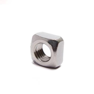 China Heavy industry stainless steel anti-loose locking square nut for automobile machinery for sale