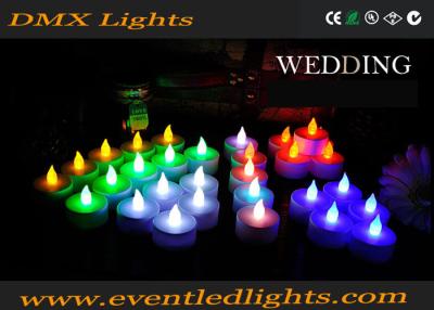 China Wedding Decoration Rechargeable Led Candles , Wax Electronic Candles for sale