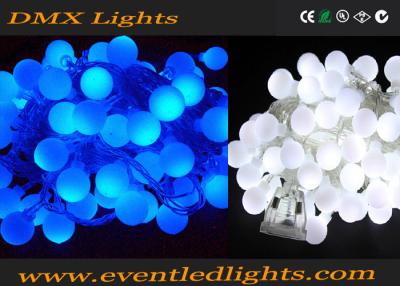 China Blue / White Decorations Christmas String Lights ,  LED Cool White String Lights for sale