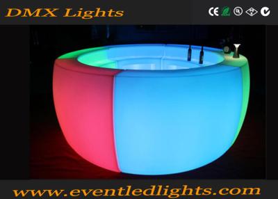 China Red / Blue Plastic Decorative Led Bar Counter / luxurious night club furniture for sale