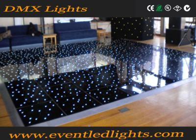 China Wedding Star Lit LED Dance Floor Wireless Remote Control High Gloss for sale