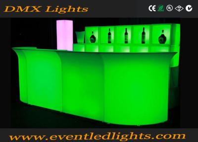 China Plastic Green Battery Operated Luminous Light Bar Counter For Hotel Resorts for sale