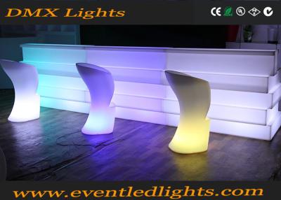 China Fashionable Remote Control Led Bar Counter , Decorative led lounge furniture for sale