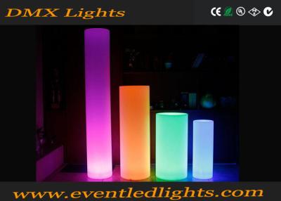 China Eco Friendly Plastic LED Pillar Lights Outdoor For Wedding Decoration , ROHS UL Standard for sale