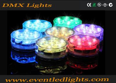 China ABS Illuminated Rotating LED Light Base For Wedding Centerpiece , Colors Changing for sale