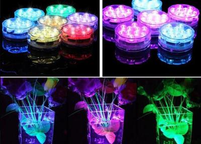 China Plastic Vases RGB LED Light Base Stand IP54 For Wedding Decoration ,  Remote Control for sale