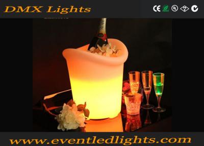 China Rechargeable Plastic Led Ice Bucket Nightclub Lighting Illuminated Ice Bucket for sale