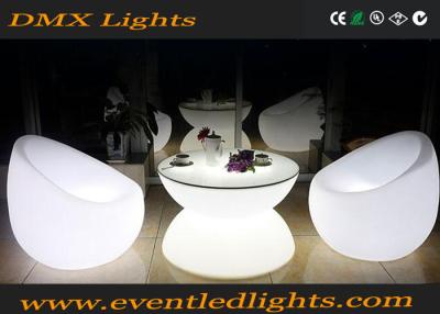 China Waterproof Colorful Led Chairs And Tables Outdoor / Indoor Decorative Cube Chair for sale