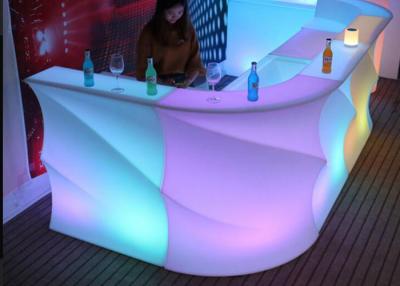 China Glowing Illuminated Led Bar Counter / Night Club Lighting Bar Waterproof for sale